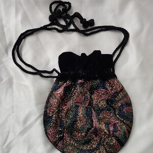 Elegant Multicolor Drawstring Women's Bag